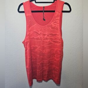 Mens Lululemon Tank Top Red/Orange Sz XL EUC